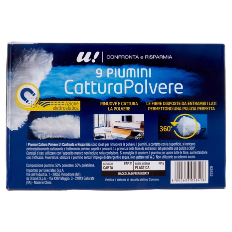 9 Piumini Cattura Polvere U! Confronta e Risparmia